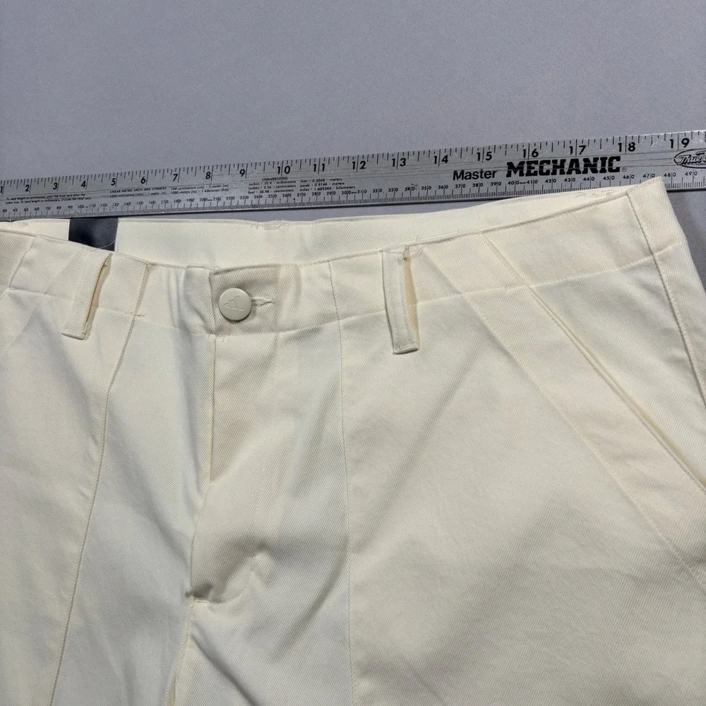 Adidas Go-To Prog‎ Pant Mens 36x32 Ivory Loose Fit Straight Leg Golf IQ2966 NWT